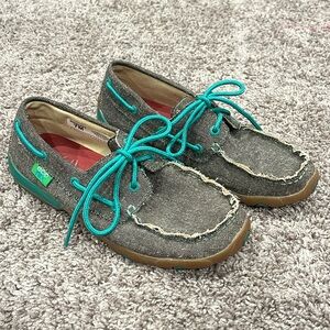 Women Twisted X EcoTWX boat shoe driving moc